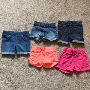 2T Girls' Shorts Pack - Okie Dokie, Garaninals, Jumping Beans